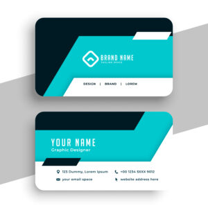 trendy business card background a corporate stationery vector