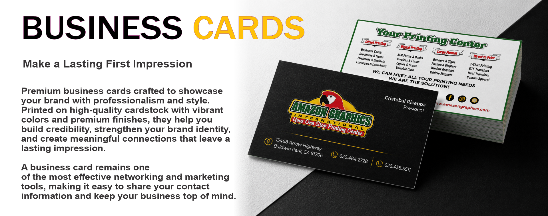 1. Business Card website
