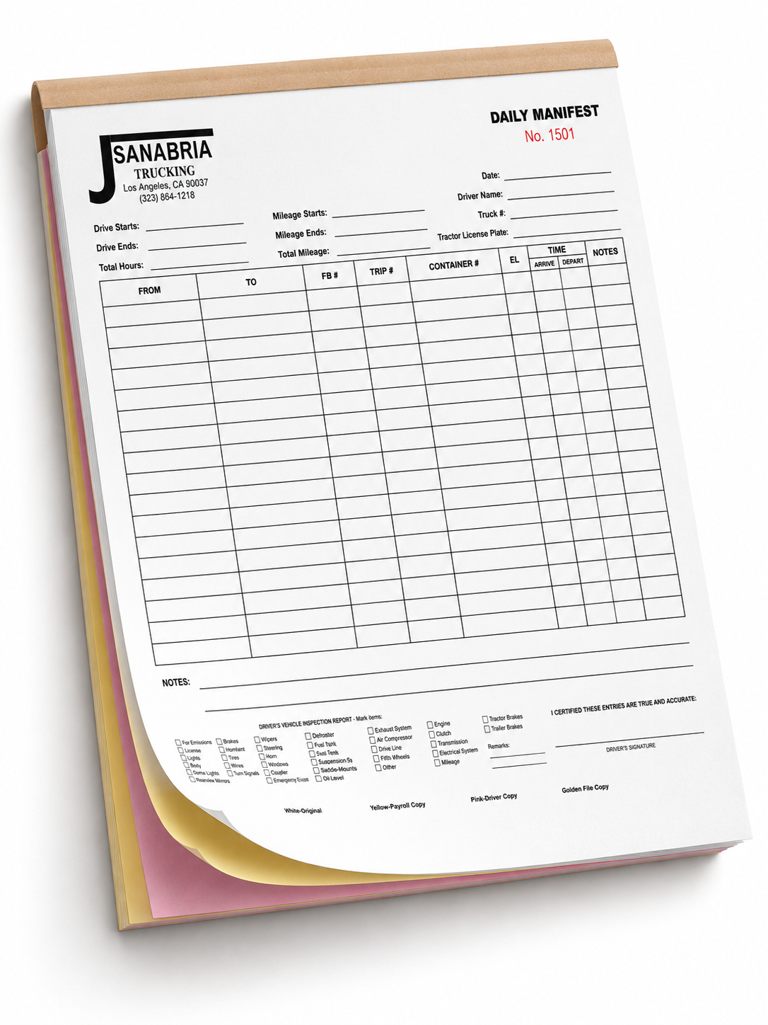 NCR Forms - 1. Portfolio